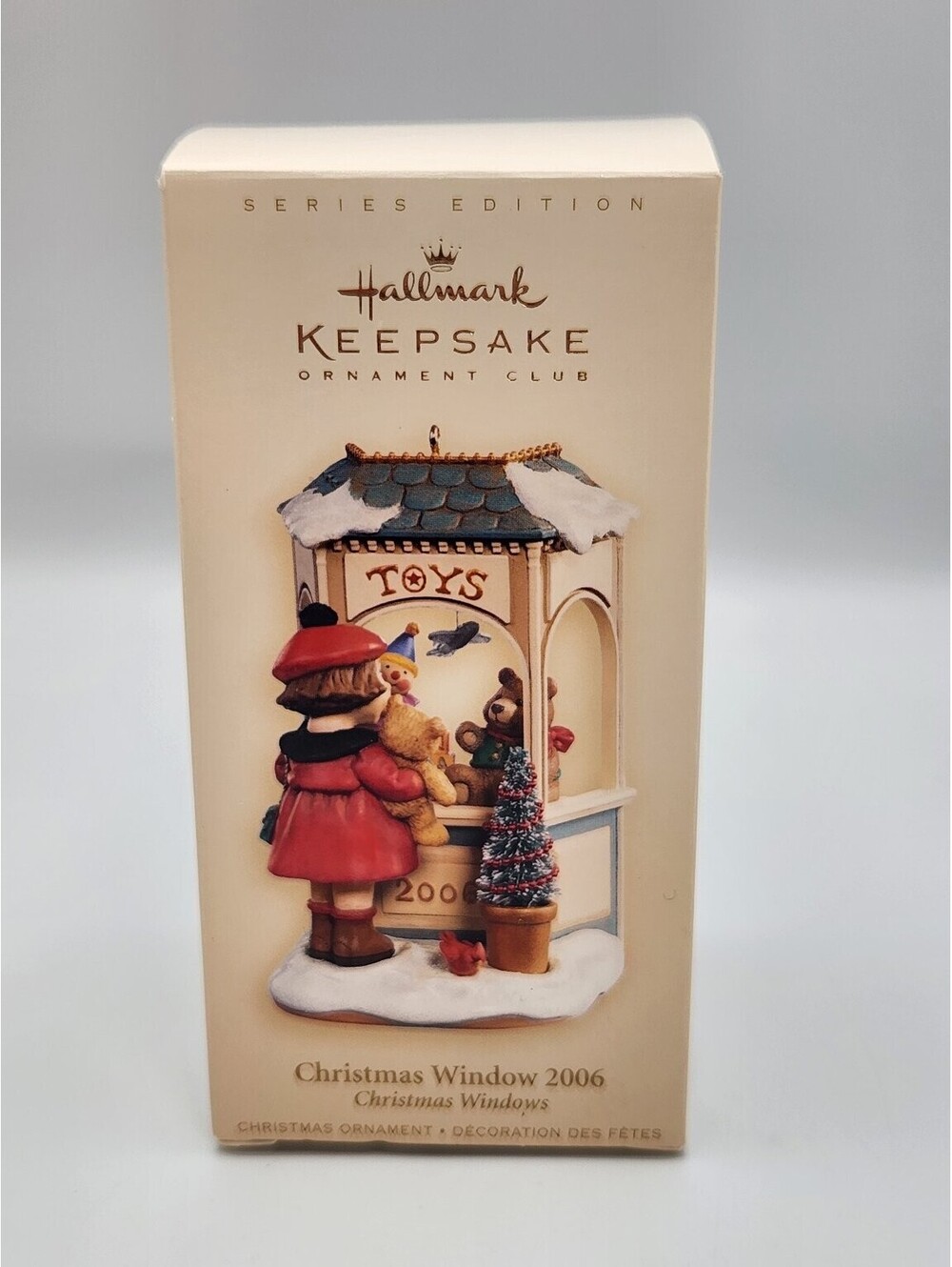 Hallmark Keepsake 2006 Christmas Window Ornament QXC6003 Club Exclusive E11